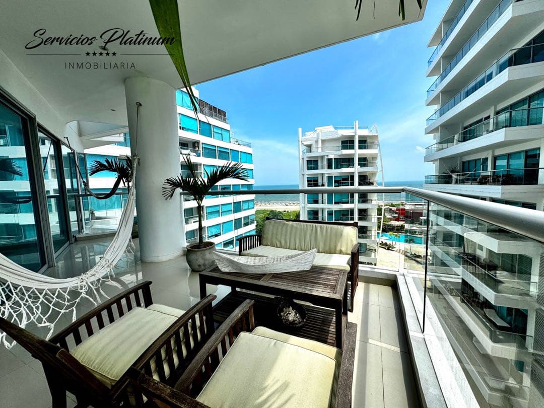 A apartamento de 3 cuartos en Morros boquilla incluye amoblamiento