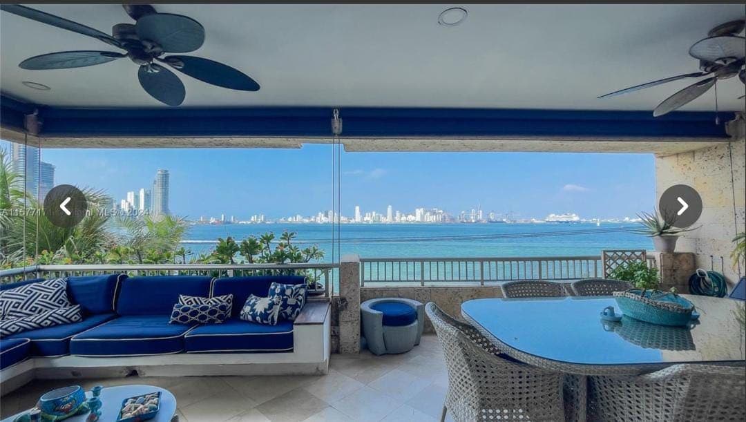 apartamento de 3 habitaciones con vista directa a la bahía