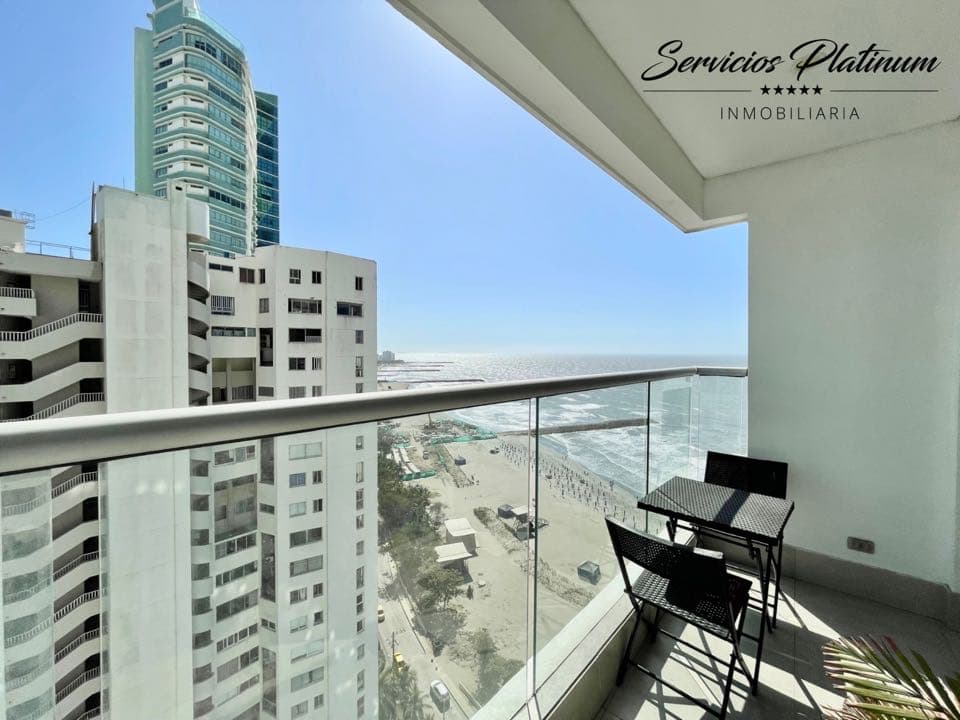 Apartamento con Vista al Mar Uso Mixto una Habitación en Bocagrande — foto 2