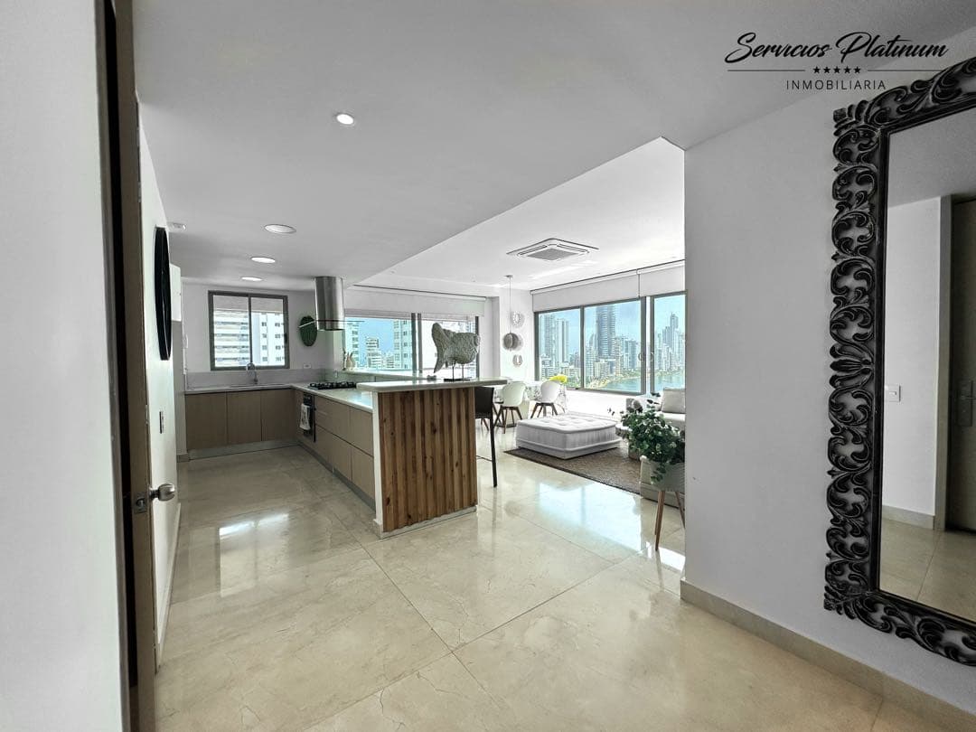 Apartamento en Venta en Castillogrande con 3 Cuartos Vista a Bahía — foto 5