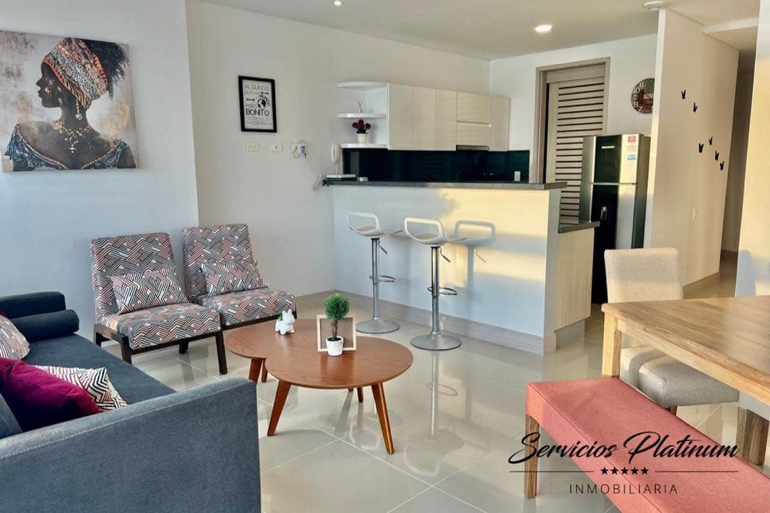 Apartamento de Dos Cuartos Vista Directa a la Playa en Bocagrande — foto 4