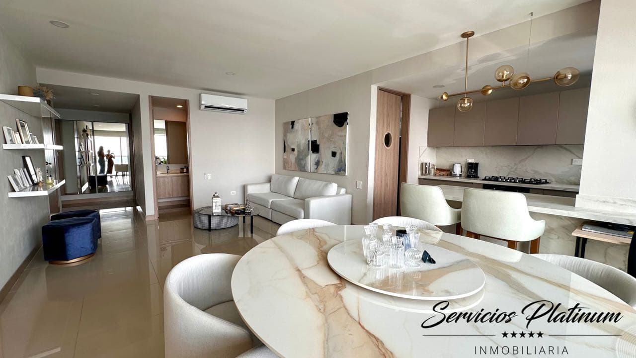 En Venta Apartamento de Tres Cuartos con Vista al Mar Castillogrande — foto 2